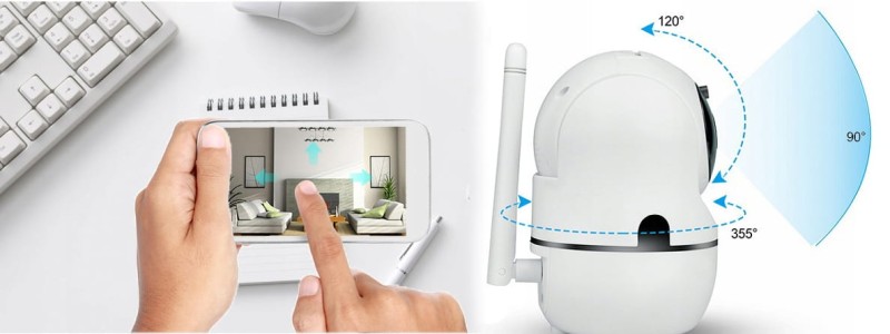 kamera obrotowa tuya śledzenie ruchu