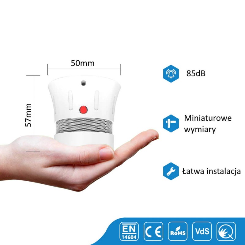 FSD001 czujnik dymu Tuya Zigbee