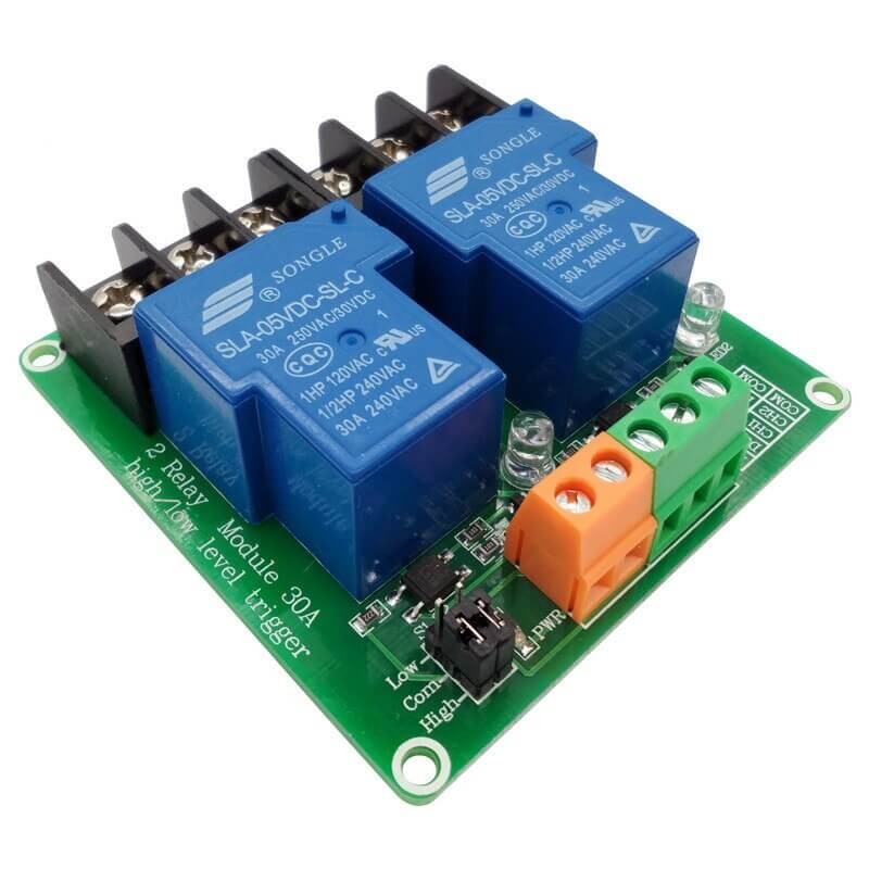 przekazniki 30A arduino uno