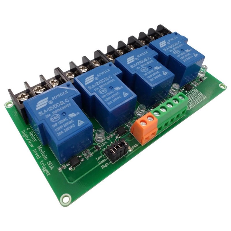 modul z 4 przekaznikami 30A arduino