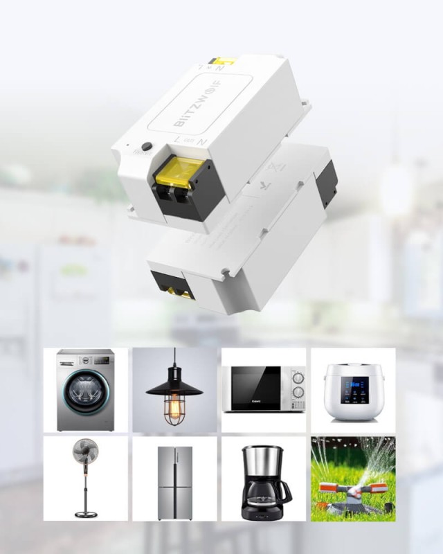 Blitzwolf BW-SS1 przekaznik wifi Tuya zastosowania