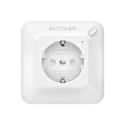 Gniazdko tuya Wifi 16A pomiar mocy Blitzwolf BW-SHP8