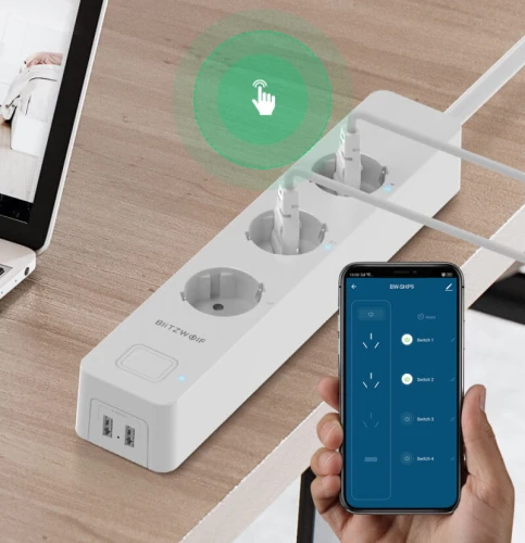 inteligentna listwa zasilajaca Wifi 3 wyjscia plus USB