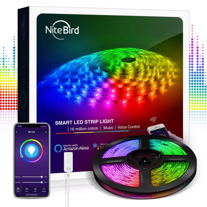 NiteBird taśma LED RGB WiFi Tuya