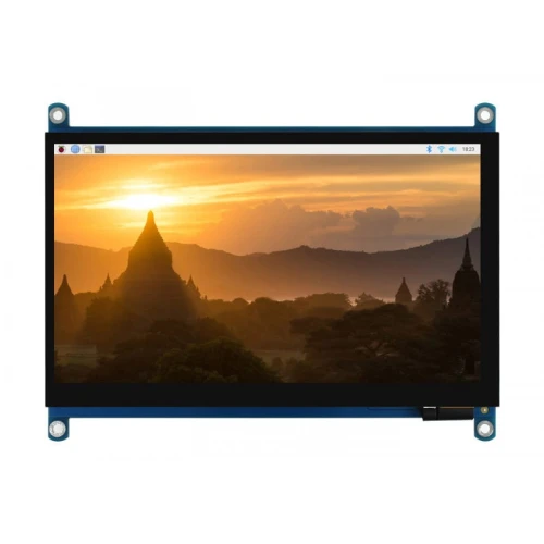 Wyświetlacz 7" QLED 1024x600 dla Raspberry Pi