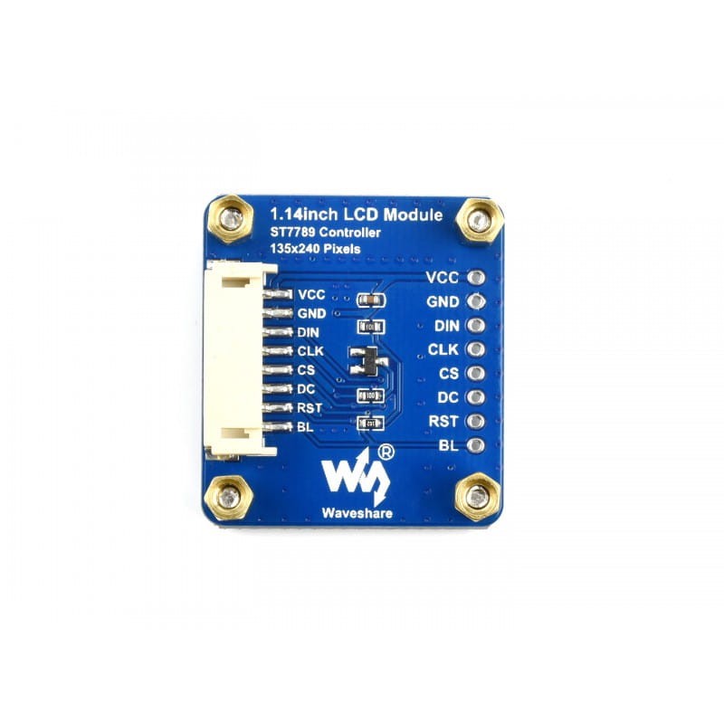 Wyświetlacz 1.14" 240×135 RGB IPS SPI
