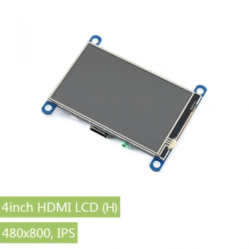 Wyświetlacz LCD dla Raspberry Pi 4" IPS 480×800 HDMI z panelem dotykowym