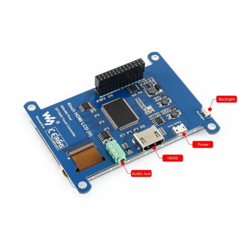 Wyświetlacz LCD dla Raspberry Pi 4" IPS 480×800 HDMI z panelem dotykowym