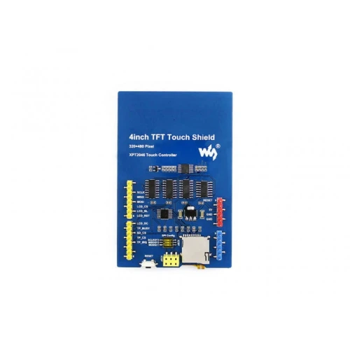 Shield z wyświetlaczem 4" TFT RGB dla Arduino oraz Nucleo