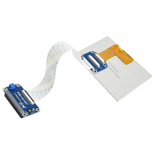 Wyświetlacz 5" 800x480 IPS z interfejsem DPI dla Raspberry Pi