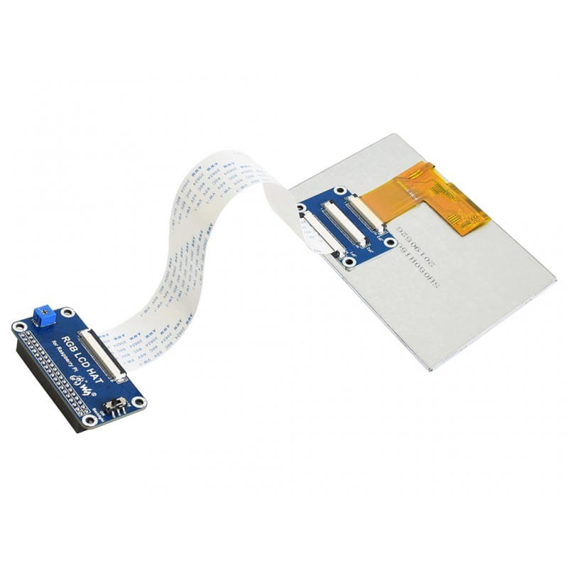 Wyświetlacz 5" 800x480 IPS z interfejsem DPI dla Raspberry Pi