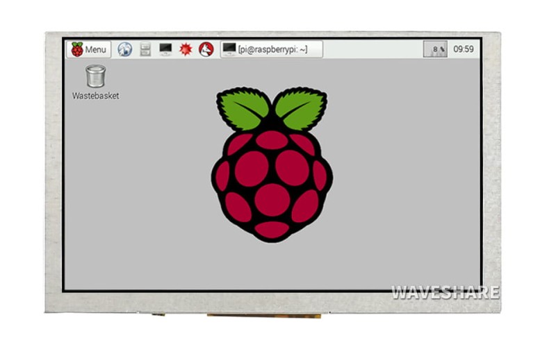 Wyświetlacz 5" 800x480 IPS z interfejsem DPI dla Raspberry Pi