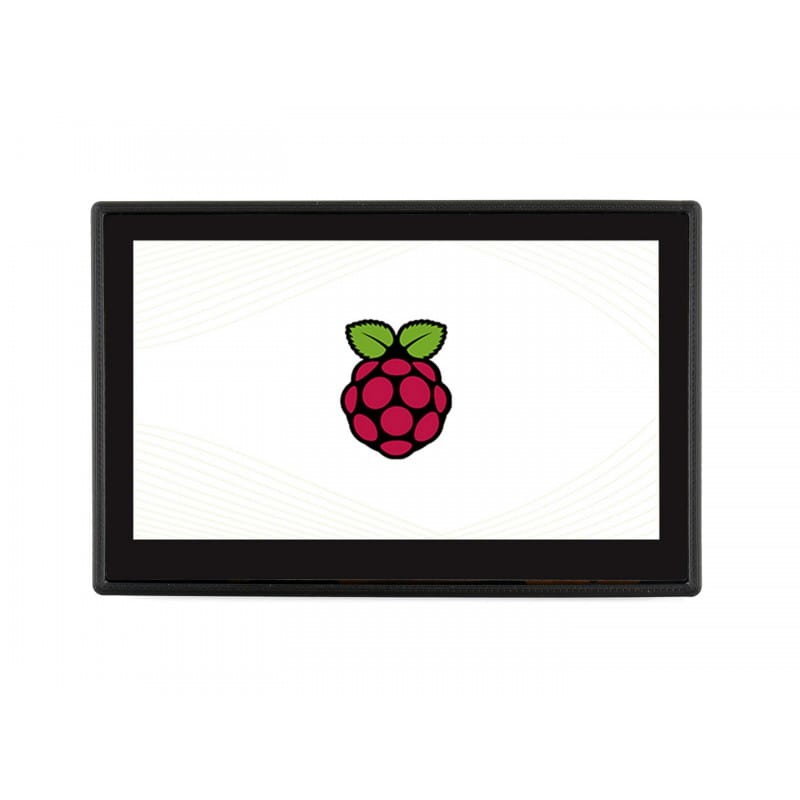 Wyświetlacz 4.3" IPS 800x480 MPI DSI panel dotykowy, obudowa dla Raspberry Pi