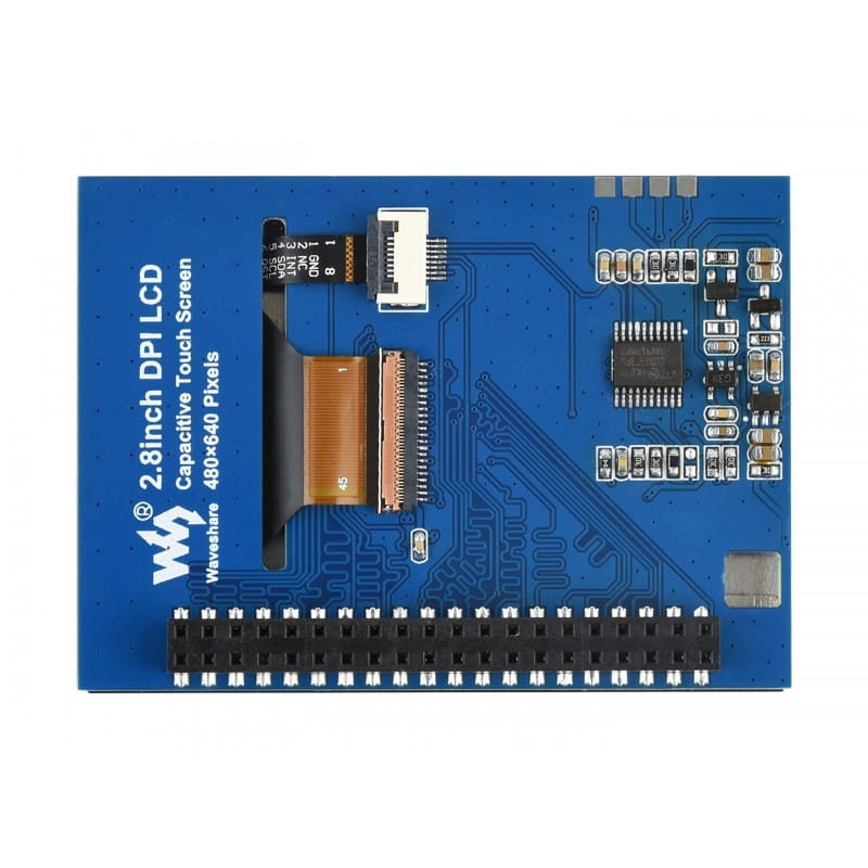Wyświetlacz LCD 2.8" IPS DPI 480x640 dla Raspberry Pi