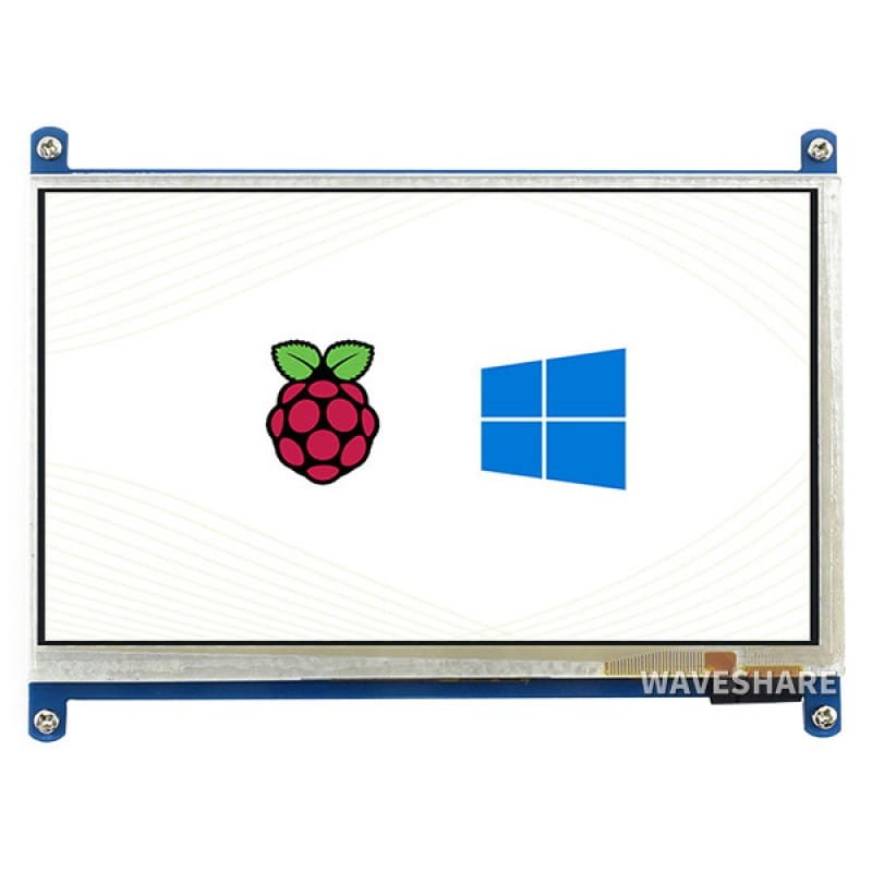 Wyświetlacz dla Raspberry Pi 7" 800x480 HDMI pojemnościowy dotyk