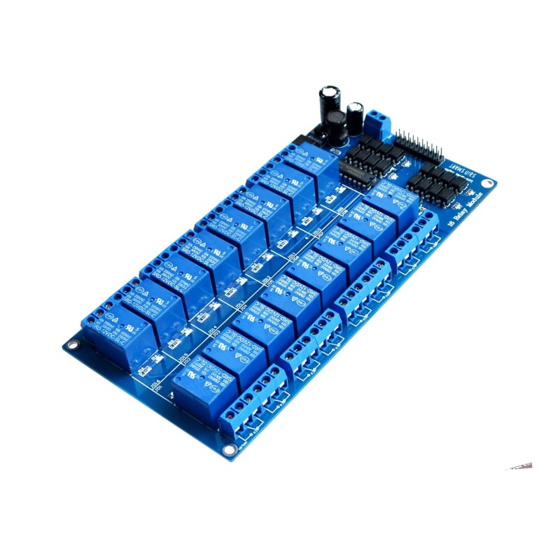 Moduł z 16 przekaźnikami dla Arduino oraz transoptorami