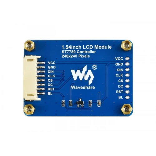 Wyświetlacz LCD 1.54" 240x240 RGB IPS  SPI  ST7789 dla Arduino