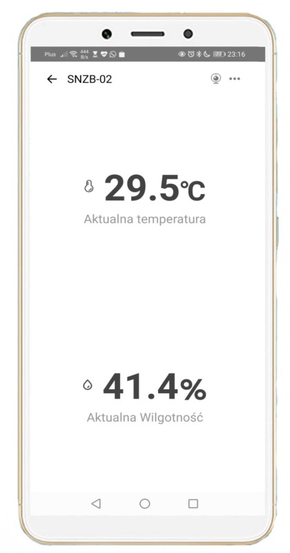 Sonoff czujnik Zigbee SNZB-02 eWeLink