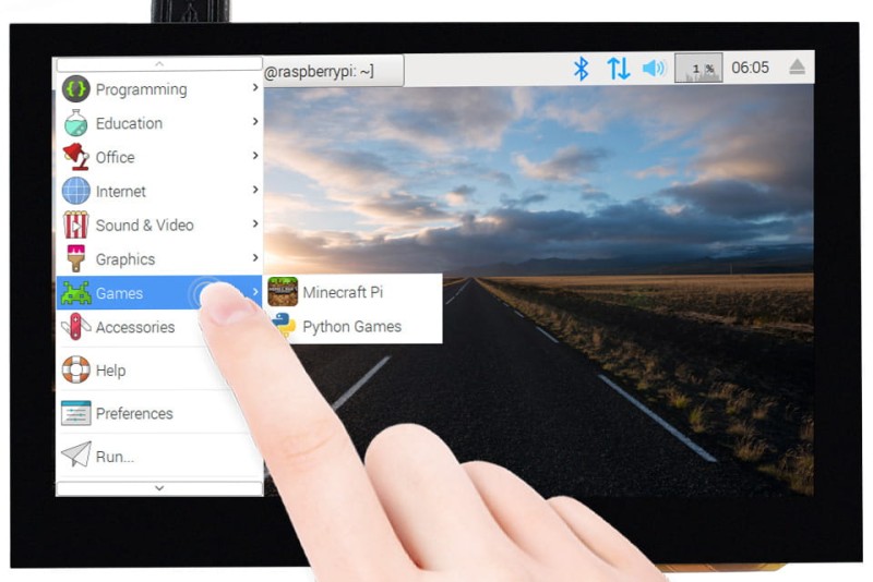 LCD 5" IPS 800x480 DSI Raspberry Pi