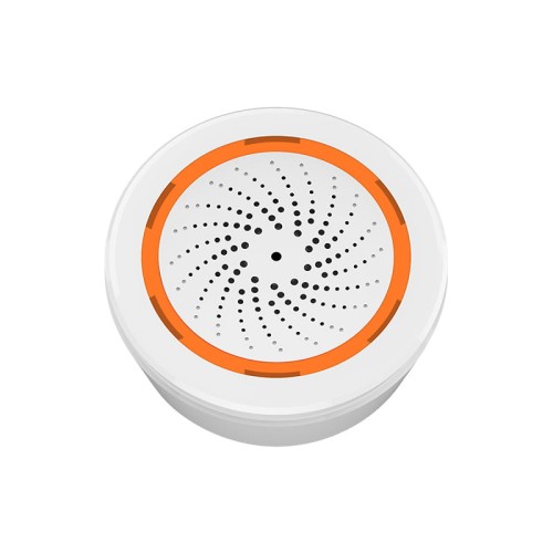 Syrena Alarmowa Zigbee Tuya Pomiar Temperatury i Wilgotności