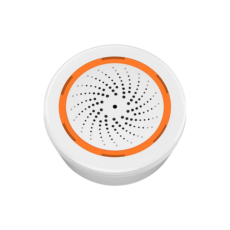 Syrena Alarmowa Zigbee Tuya Pomiar Temperatury i Wilgotności