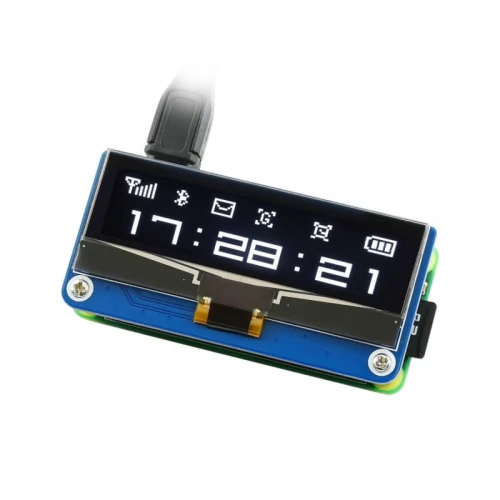 Wyświetlacz OLED 2.23" 128x32 nakładka HAT dla Raspberry Pi SSD1305 SPI/I2C