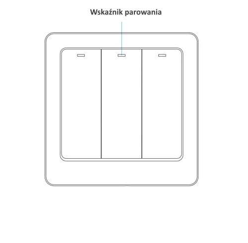 Włącznik światła 2obw. Zigbee Tuya Sonoff bez N