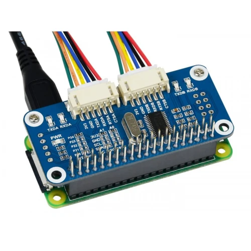 Hat dla Raspberry Pi z dodatkowymi portami UART i GPIO