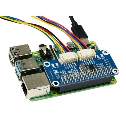 Hat dla Raspberry Pi z dodatkowymi portami UART i GPIO
