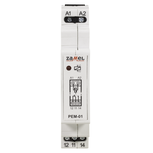 Przekaźnik 230V AC/16A listwa DIN PEM-01/230