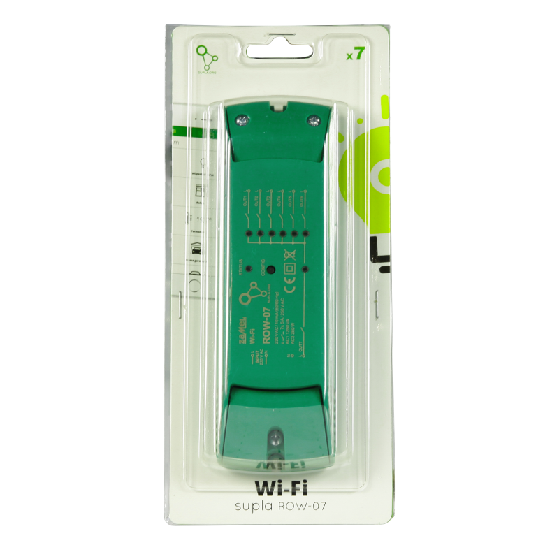 7-Kanałowy sterownik WI-FI ROW-07 SUPLA Zamel