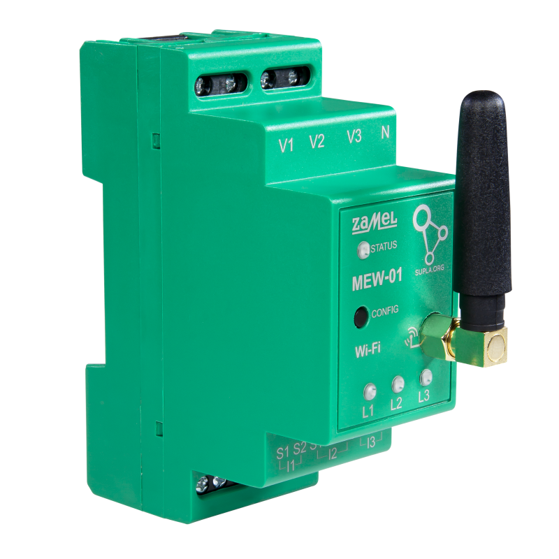 Miernik energii elektrycznej MEW-01 1F+N SUPLA Zamel