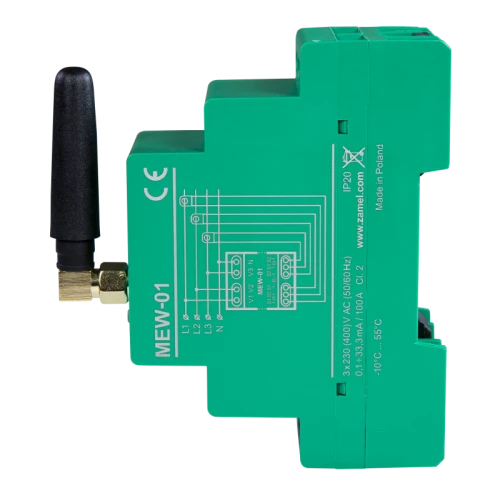 Miernik energii elektrycznej MEW-01 1F+N SUPLA Zamel