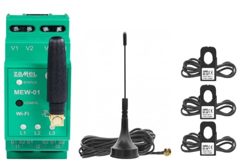 MEW-01 3F+N SUPLA Elektroměr Zamel