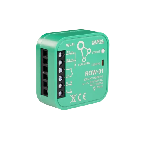 Sterownik 1-kanałowy Wifi ZAMEL SUPLA ROW-01