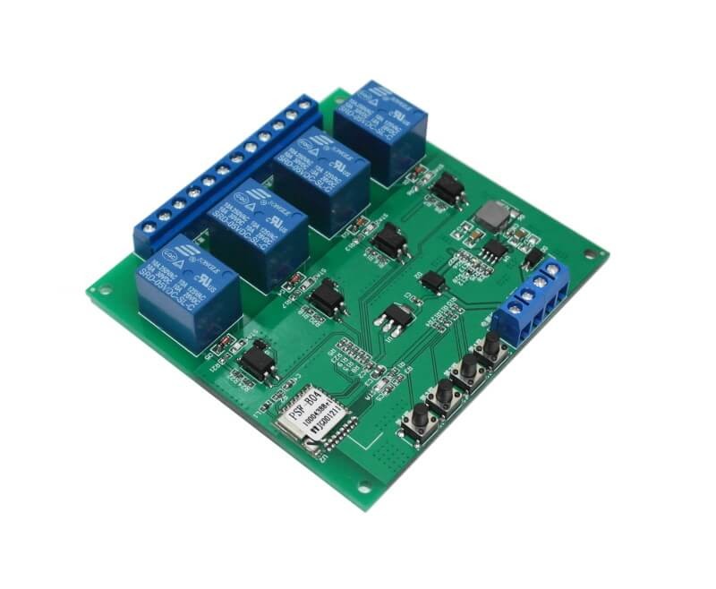 4CH beznapięciowy sterownik WiFi 5-25V DC z usługą zmiany oprogramowania na SUPLA