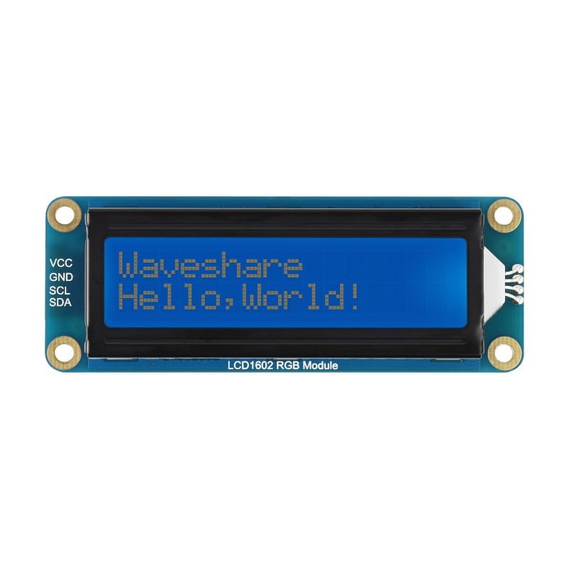 Wyświetlacz LCD1602 I2C podświetlanie RGB 3.3V/5V
