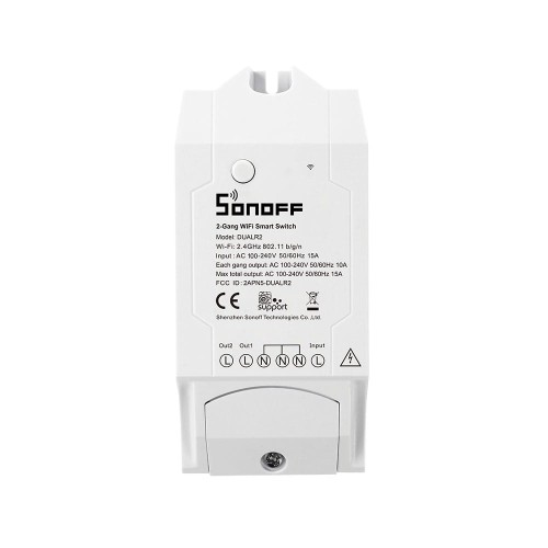 Sonoff DUAL R2 podwójny przekaźnik sterowany WiFi