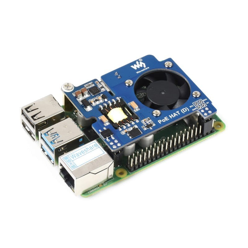 Power over Ethernet HAT (D)