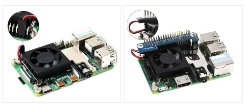 Wentylator do procesora Raspberry Pi 4B/3B+/3B