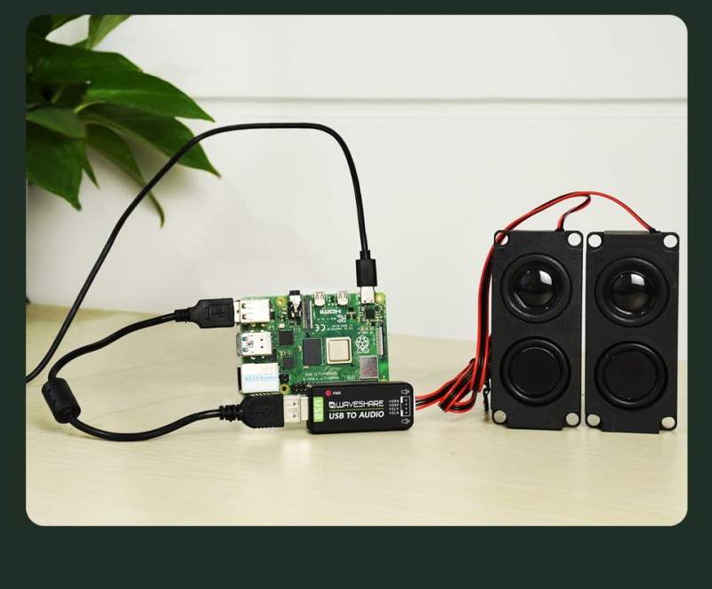 Karta dźwiękowa USB dla Raspberry Pi