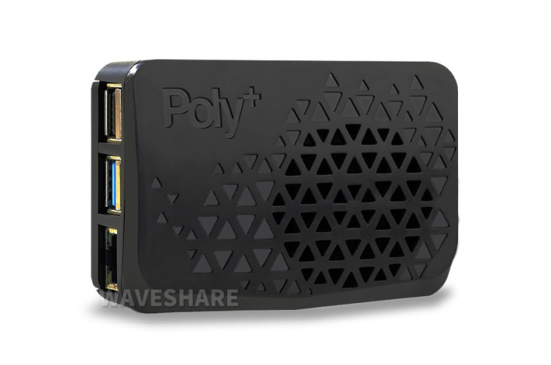 obudowa Poly+ dla Raspberry Pi 4 z wentylatorem
