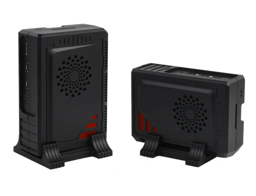 Obudowa statek kosmicznego dla Raspberry Pi 4 z wentylatorem