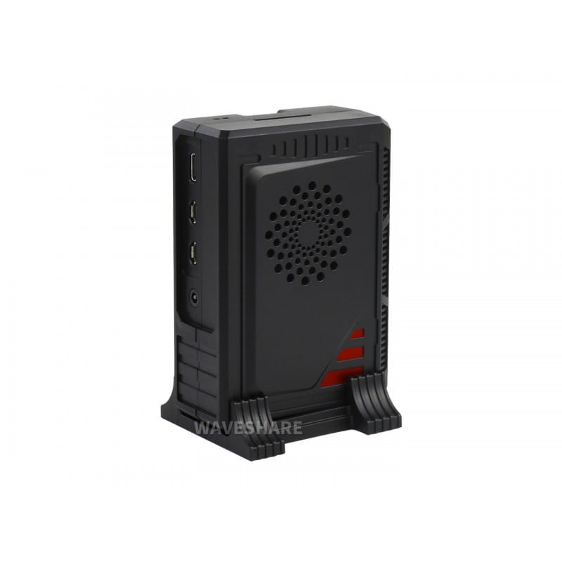 Obudowa statek kosmicznego dla Raspberry Pi 4 z wentylatorem