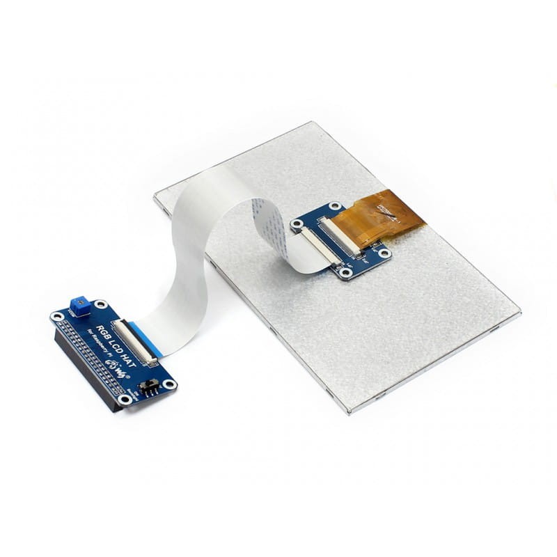 Wyświetlacz LCD 7" dla Raspberry Pi DPI 1024x600