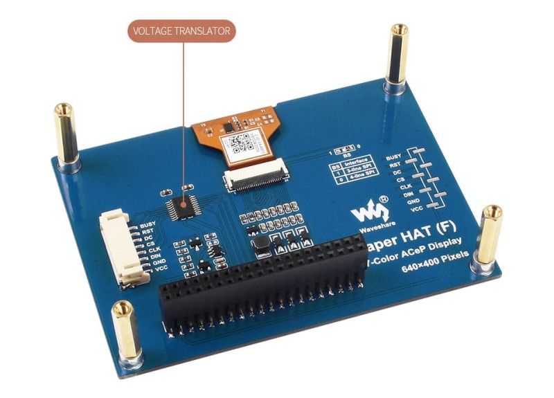 Moduł wyświetlacza 4.01 cala 7-kolorowy E-Paper