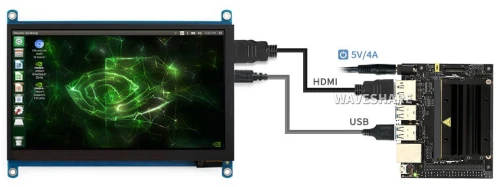 Moduł wyświetlacza dotykowego 7 cali dla Raspberry Pi