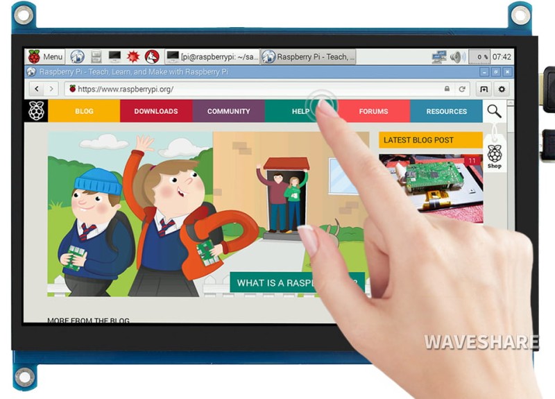 Moduł wyświetlacza dotykowego 7 cali dla Raspberry Pi
