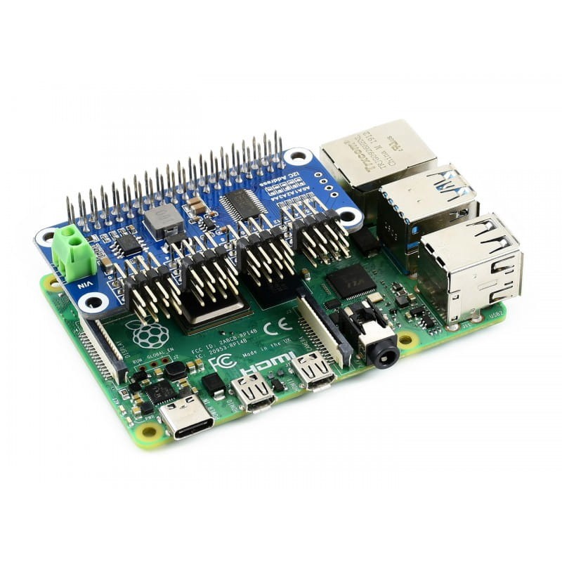 Serwonapęd dla Raspberry Pi 16-kanałowy