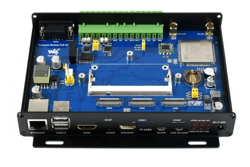 Moduł obliczeniowy płyta bazowa IoT dla Raspberry Pi 4G, PoE
